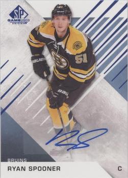 2016-17 SP Game Used - Blue Autographs #32 Ryan Spooner Front