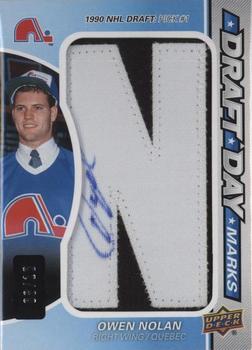 2016-17 SP Game Used - Draft Day Marks Manufactured Letters #DDM-ON Owen Nolan Front