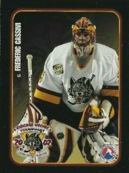 2002-03 LaSalle Bank Chicago Wolves (AHL) #3 Frederic Cassivi Front