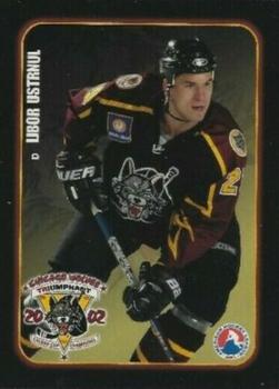 2002-03 LaSalle Bank Chicago Wolves (AHL) #22 Libor Ustrnul Front