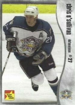 2002-03 Gold Star Chili Cincinnati Mighty Ducks (AHL) #NNO Chris O'Sullivan Front