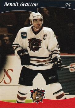 2002-03 Cartes, Timbres et Monnaies Sainte-Foy Hamilton Bulldogs (AHL) #22 Benoit Gratton Front