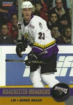 2002-03 Choice Manchester Monarchs (AHL) #B-03 Derek Bekar Front