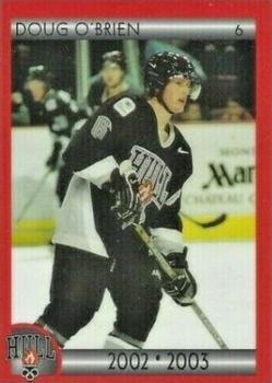 2002-03 Cartes, Timbres et Monnaies Sainte-Foy Hull Olympiques (QMJHL) #5 Doug O'Brien Front