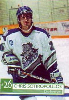 1998-99 Swift Current Broncos (WHL) #NNO Chris Sotiropoulos Front