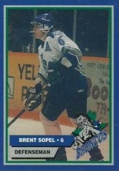 1996-97 Swift Current Broncos (WHL) #6 Brent Sopel Front