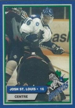 1996-97 Swift Current Broncos (WHL) #11 Josh St. Louis Front