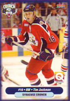 2003-04 Choice Syracuse Crunch (AHL) #11 Tim Jackman Front