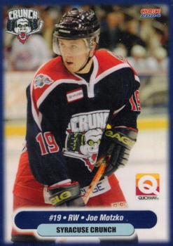 2003-04 Choice Syracuse Crunch (AHL) #12 Joe Motzko Front