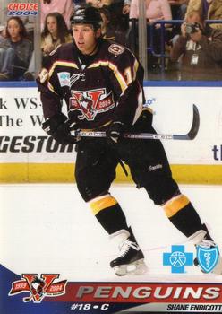 2003-04 Choice Wilkes-Barre/Scranton Penguins (AHL) #9 Shane Endicott Front