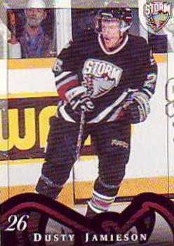1997-98 Guelph Storm (OHL) Police #23 Dusty Jamieson Front
