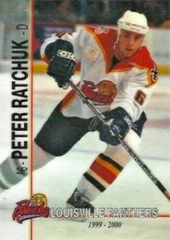 1999-00 Roox Louisville Panthers (AHL) #10 Peter Ratchuk Front