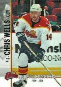 1999-00 Roox Louisville Panthers (AHL) #14 Chris Wells Front