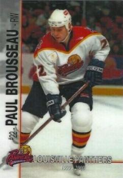 1999-00 Roox Louisville Panthers (AHL) #21 Paul Brousseau Front