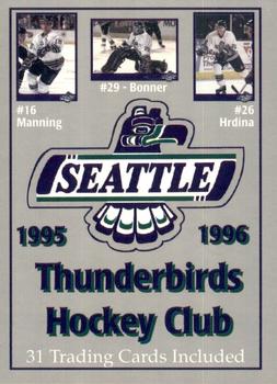 1995-96 Seattle Thunderbirds (WHL) #NNO Header Card Front