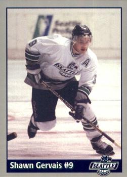 1995-96 Seattle Thunderbirds (WHL) #NNO Shawn Gervais Front