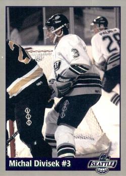1995-96 Seattle Thunderbirds (WHL) #NNO Michal Divisek Front