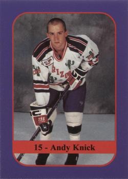 1995-96 Arizona Icecats (ACHA) #NNO Andy Knick Front