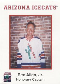 1997-98 Arizona Icecats (ACHA) #NNO Rex Allen Jr. Front