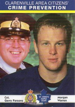 2001-02 St. John's Maple Leafs (AHL) Police #NNO Morgan Warren Front