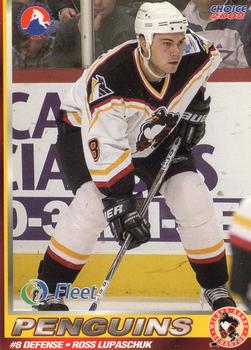 2001-02 Choice Wilkes-Barre/Scranton Penguins (AHL) #8 Ross Lupaschuk Front