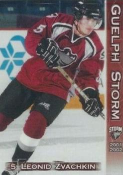 2001-02 M&T Printing Guelph Storm (OHL) #4 Leonid Zvachkin Front