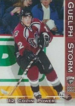 2001-02 M&T Printing Guelph Storm (OHL) #10 Colin Power Front
