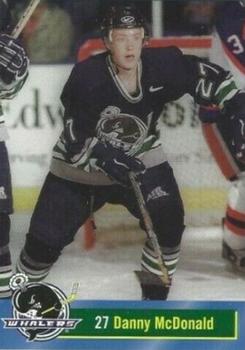 2001-02 Plymouth Whalers (OHL) #NNO Danny McDonald Front