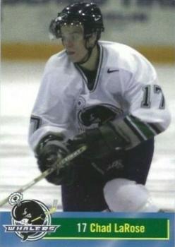 2001-02 Plymouth Whalers (OHL) #NNO Chad LaRose Front