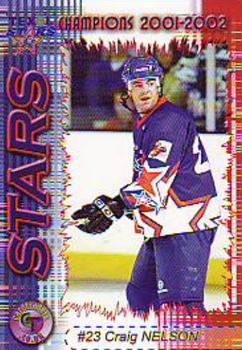 2001-02 Cardtraders Dundee Stars (EIHL) #11 Craig Nelson Front