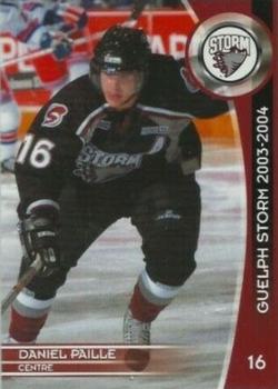 2003-04 M&T Printing Guelph Storm (OHL) #12 Daniel Paille Front