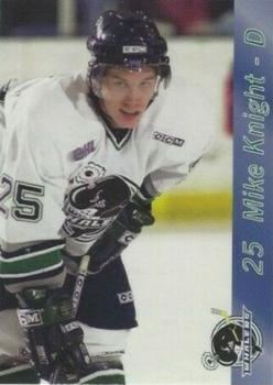 2003-04 Plymouth Whalers (OHL) #7 Mike Knight Front
