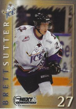 2003-04 BC Hydro Kootenay Ice (WHL) #20 Brett Sutter Front