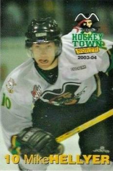 2003-04 Prince Albert Raiders (WHL) #NNO Mike Hellyer Front