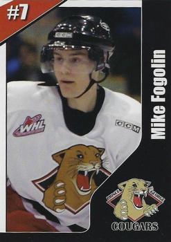 2003-04 Canadian Springs Prince George Cougars (WHL) #12 Michael Fogolin Front