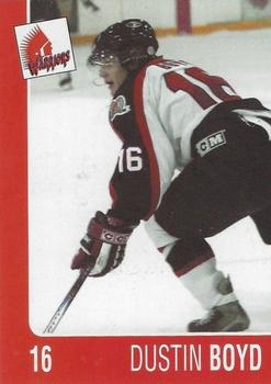 2004-05 Moose Jaw Warriors (WHL) #NNO Dustin Boyd Front