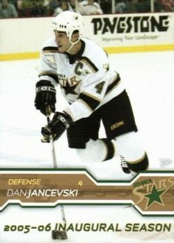 2005-06 MultiAd Iowa Stars (AHL) #3 Dan Jancevski Front