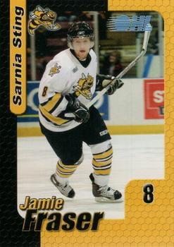 2005-06 Sarnia Sting (OHL) #8 Jamie Fraser Front