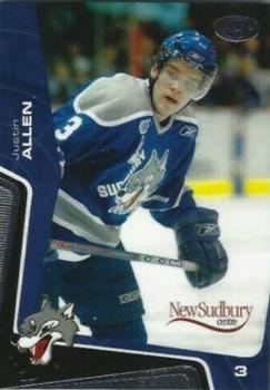 2005-06 Extreme Sudbury Wolves OHL #20 Justin Allen Front