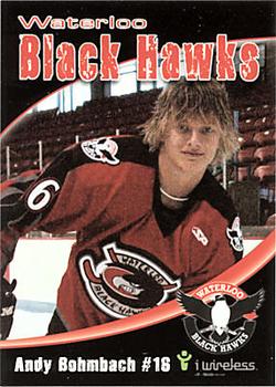 2005-06 Waterloo Black Hawks (USHL) #NNO Andy Bohmbach Front