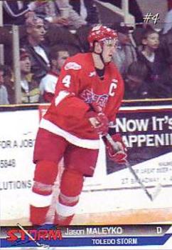 2006-07 Toledo Storm (ECHL) #9 Jason Maleyko Front