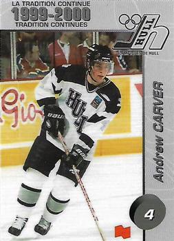 1999-00 Cartes, Timbres et Monnaies Sainte-Foy Hull Olympiques (QMJHL) #2 Andrew Carver Front