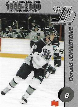 1999-00 Cartes, Timbres et Monnaies Sainte-Foy Hull Olympiques (QMJHL) #4 Donald Johnstone Front