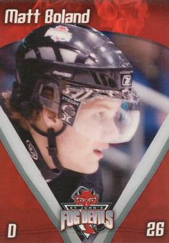 2006-07 St. John's Fog Devils (QMJHL) #4 Matt Boland Front