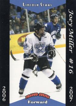 2006-07 Blueline Booster Club Lincoln Stars (USHL) Update #3-T Joe Miller Front