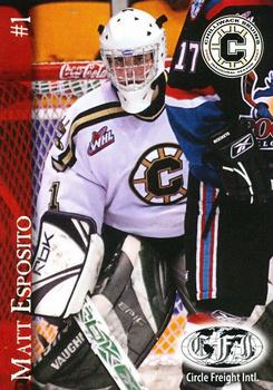 2006-07 Chilliwack Bruins (WHL) #NNO Matt Esposito Front
