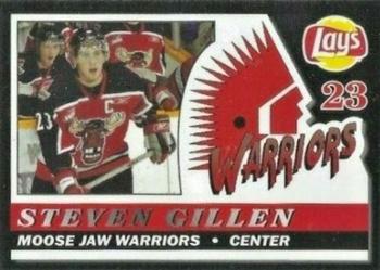2006-07 Moose Jaw Warriors (WHL) #4 Steven Gillen Front