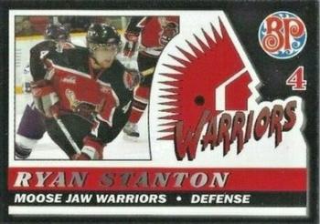 2006-07 Moose Jaw Warriors (WHL) #20 Ryan Stanton Front