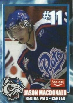 2006-07 Co-op Regina Pats (WHL) #NNO Jason MacDonald Front