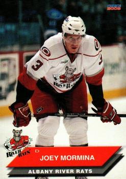 2007-08 Choice Albany River Rats (AHL) #18 Joey Mormina Front